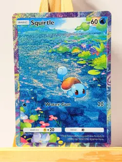 Squirtle - Genetic Apex - Pokemon Pocket FANMADE Full Alt Art Illustration HOLO - Image 1