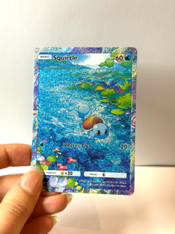 Squirtle - Genetic Apex - Pokemon Pocket FANMADE Full Alt Art Illustration HOLO - Image 2