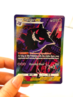 Gengar ex - Genetic Apex - Pokemon Pocket FANMADE Full Alt Illustration Art HOLO - Image 2