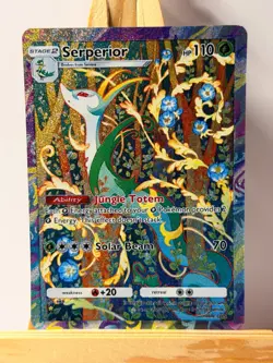 Serperior - Mythical Island - Pokemon Pocket FANMADE Full Alt Art HOLO - Image 1