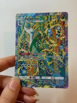 Serperior - Mythical Island - Pokemon Pocket FANMADE Full Alt Art HOLO - Image 2