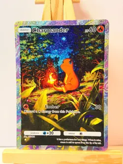 Charmander - Genetic Apex - Pokemon Pocket FANMADE Full Alt Art HOLO - Image 2