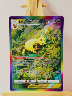 Leafeon EX - Triumphant Light - Pokemon Pocket FANMADE Full Alt Art HOLO - Image 2
