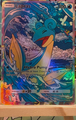 Lapras - Genetic Apex Pokemon Pocket FANMADE Full Alt Art HOLO - Image 1