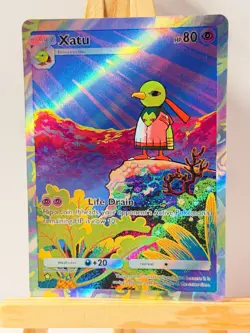 Xatu - Wisdom of Sea and Sky - Pokemon Pocket FANMADE Full Alt Art HOLO - Image 1