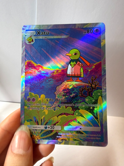 Xatu - Wisdom of Sea and Sky - Pokemon Pocket FANMADE Full Alt Art HOLO - Image 2