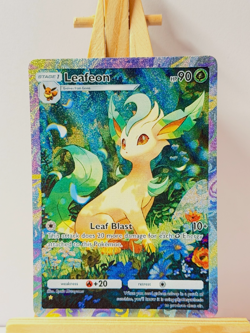 Leafeon - Eevee Grove - Pokemon Pocket FANMADE Full Alt Art HOLO - Image 2