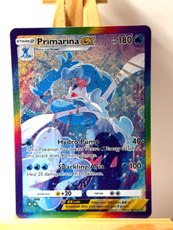 Primarina ex - Eevee Grove - Pokemon Pocket FANMADE Full Alt Art HOLO - Image 1