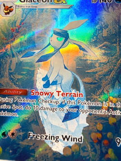 Glaceon - Triumphant Light Pokemon Pocket FANMADE Full Alt Art HOLO - Image 2