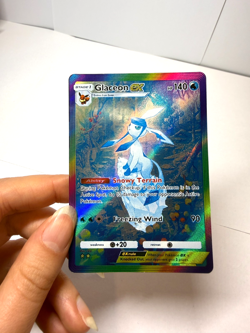 Glaceon - Triumphant Light Pokemon Pocket FANMADE Full Alt Art HOLO - Image 3