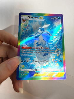 Glaceon - Triumphant Light Pokemon Pocket FANMADE Full Alt Art HOLO - Image 4