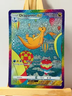 Dragonite ex - Eevee Grove - Pokemon Pocket FANMADE Full Alt Art HOLO - Image 1