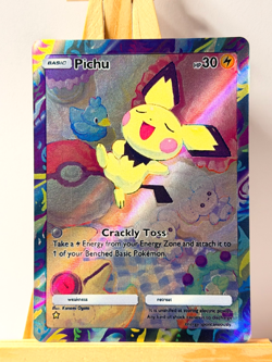 Pichu - Wisdom of Sea and Sky - Pokemon Pocket FANMADE Full Alt Art HOLO - Image 1
