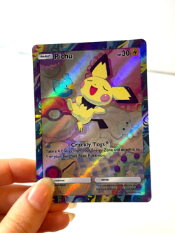 Pichu - Wisdom of Sea and Sky - Pokemon Pocket FANMADE Full Alt Art HOLO - Image 2
