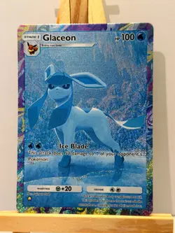 Glaceon - Eevee Grove - Pokemon Pocket FANMADE Full Alt Art HOLO - Image 1