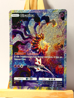 Giratina - Space-Time Smackdown Pokemon Pocket FANMADE Full Alt Art HOLO - Image 1