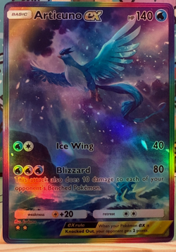 Articuno - Genetic Apex Pokemon Pocket FANMADE Full Alt Art HOLO - Image 1