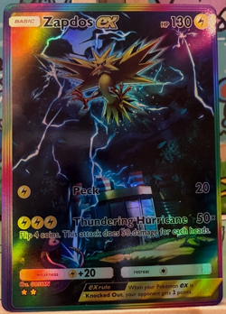 Zapdos - Pokemon Pocket FANMADE Full Alt Art Illustration HOLO - Image 1