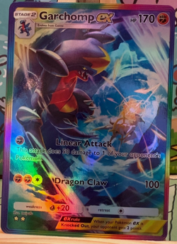 Garchomp ex -- Triumphant Light Pokemon Pocket FANMADE Full Alt Art HOLO - Image 1