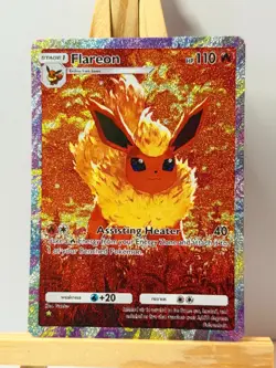 Flareon - Eevee Grove - Pokemon Pocket FANMADE Full Alt Art HOLO - Image 1