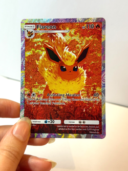 Flareon - Eevee Grove - Pokemon Pocket FANMADE Full Alt Art HOLO - Image 2