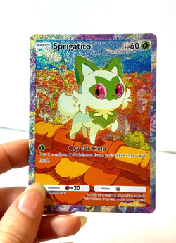 Spirigatito - Promo - Pokemon Pocket FANMADE Full Alt Art HOLO - Image 1