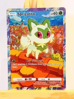 Spirigatito - Promo - Pokemon Pocket FANMADE Full Alt Art HOLO - Image 2