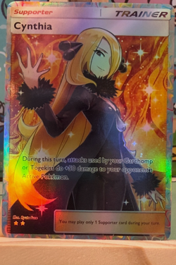 Cynthia - Space-Time Smackdown Pokemon Pocket FANMADE Full Alt Art HOLO - Image 1