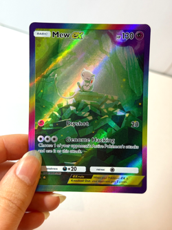 Mew ex - Mythical Island Pokemon Pocket FANMADE Full Alt Illustration Art HOLO - Image 1