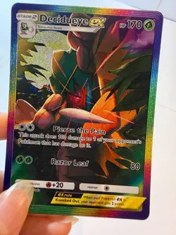 Decidueye ex - Celestial Guardians - Pokemon Pocket FANMADE Full Alt Art HOLO - Image 2
