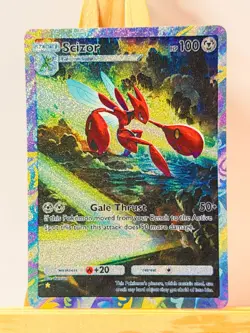Scizor - Wisdom of Sea and Sky - Pokemon Pocket FANMADE Full Alt Art HOLO - Image 2