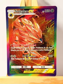 Solgaleo ex - Celestial Guardians - Pokemon Pocket FANMADE Full Alt Art HOLO - Image 1