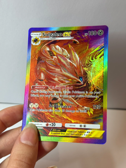 Solgaleo ex - Celestial Guardians - Pokemon Pocket FANMADE Full Alt Art HOLO - Image 2