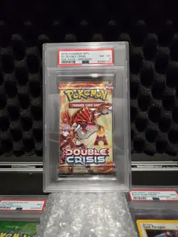 Pokemon XY Double Crisis PSA 8 NM-MT Groudon Art Work Sealed - Image 1