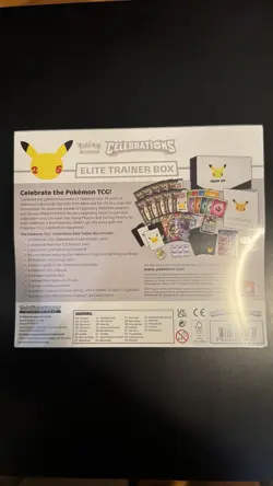 Pokemon Celebrations 25th Anniversary Elite Trainer Box ETB Factory Sealed - Image 3
