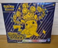 Pokemon TCG Scarlet Violet Surging Sparks Elite Trainer Box ETB New Sealed - Image 1