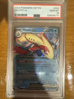 2024 Pokemon Ssp En Mikotic En #042 Psa 10 Gem MT 042/191 - Image 1