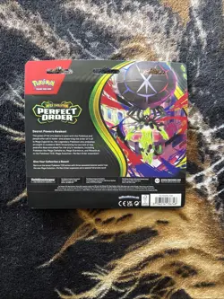 Pokemon Mega Evolution Perfect Order 3-Pack Blister (Chikorita Promo) - Presale - Image 2