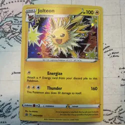 Pokemon TCG Jolteon SWSH094 Cosmos Holo Foil Black Star Promo 2021 - Image 1