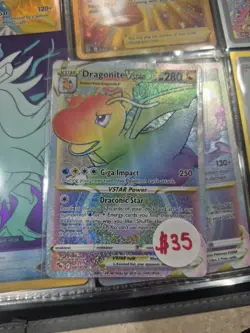 Dragonite VSTAR (Secret) Secret Rare Pokemon GO 081/078 Pokemon TCG - Image 3