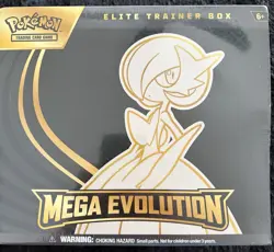 Pokemon TCG: Mega Evolution ELITE Factory Sealed Elite Trainer Box / SEALED - Image 1