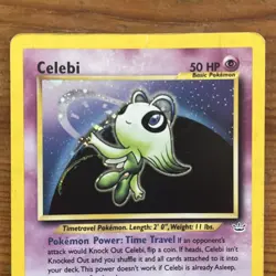 Pokemon TCG Celebi Neo Revelation 3/64 Holo Rare MP. - Image 2