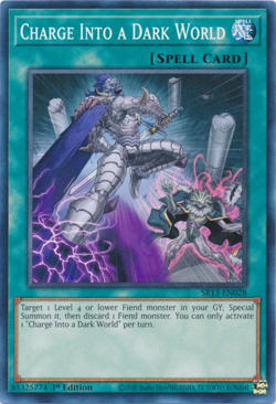 YuGiOh! SR13-EN028 Charge Into a Dark World Yu-gi-oh! TCG SET COMMON - Image 2