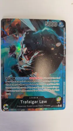 One Piece Trafalgar Law Leader Royal Blood Foil OP10-022 5000 Alt Art Alternate - Image 1
