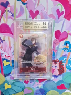 BGS 10 Sanji Offline Regional Finalist 2023 Promo 004 One Piece Card English - Image 1