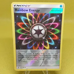 Pokemon Rainbow Energy 137/149 SM Base Set Reverse Holo Special Energy Card 2017 - Image 1