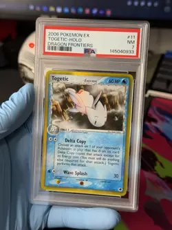 Pokemon 2006 EX Dragon Frontiers Togetic #11/101 Holo Card PSA 7 - Image 1