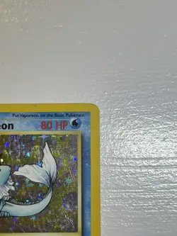 Pokemon TCG Vaporeon Jungle Holo Card 12/64 1st Edition Rare - Image 4
