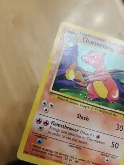 Charmeleon 35/130 Uncommon Base Set 2 Pokemon Card Mp - Image 3