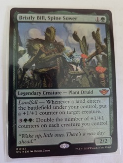 MTG, Bristly Bill, Spine Sower Outlaws of Thunder Junction Foil NM - Image 1